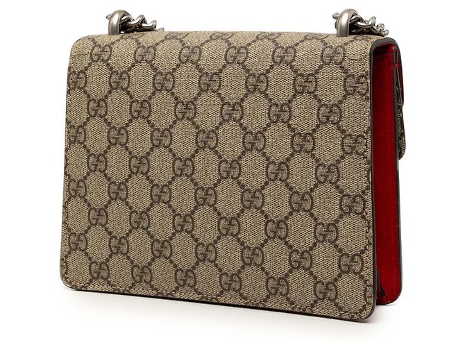 Gucci Beige Small GG Supreme Dionysus Crossbody - vista 2