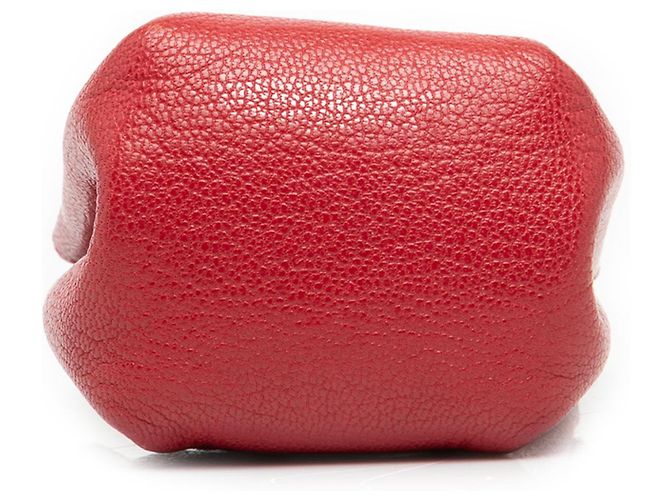 Hermès Vespa Pouch aus rotem Chevre Mysore - Ansicht 3