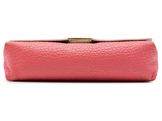 Burberry Pink Medium Grained Calfskin Mildenhall Crossbody Rosa - vista 3