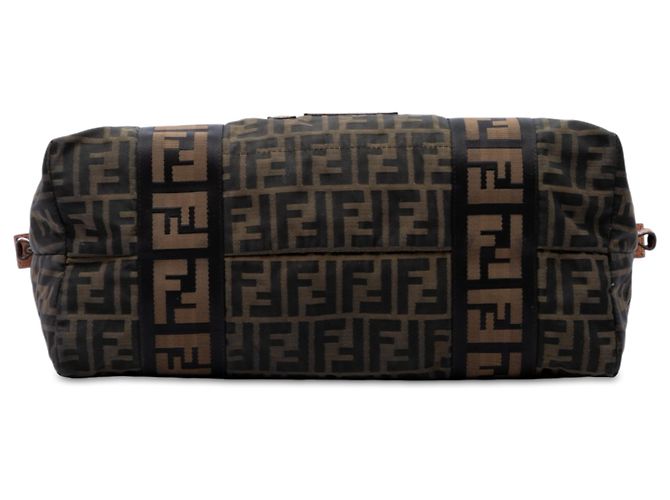 Borsa Tote Fendi in tela Zucca marrone FF - vista 3