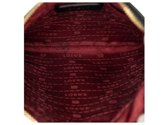 Borsa a tracolla Anagram LOEWE in pelle nera Nero - vista 4