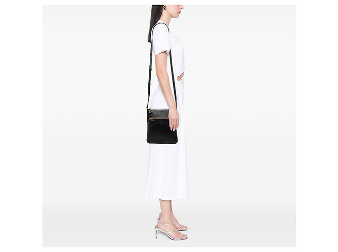 Borsa a tracolla Anagram LOEWE in pelle nera Nero - vista 6