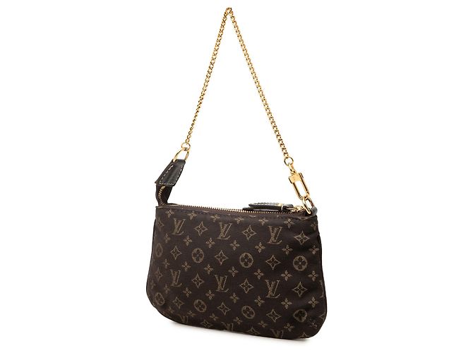 Louis Vuitton Brown Monogram Idylle Mini Pochette Accessoires Castaño Marrón oscuro - vista 2