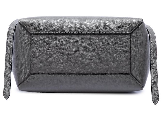 Belt Bag Céline Celine Gürteltasche aus micro-genarbtem Kalbsleder in Grau Braun - Ansicht 3