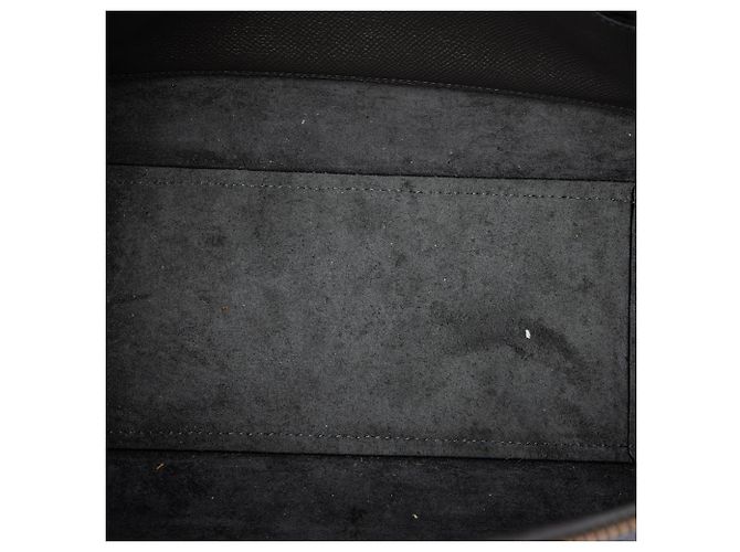 Belt Bag Céline Celine Gürteltasche aus micro-genarbtem Kalbsleder in Grau Braun - Ansicht 4