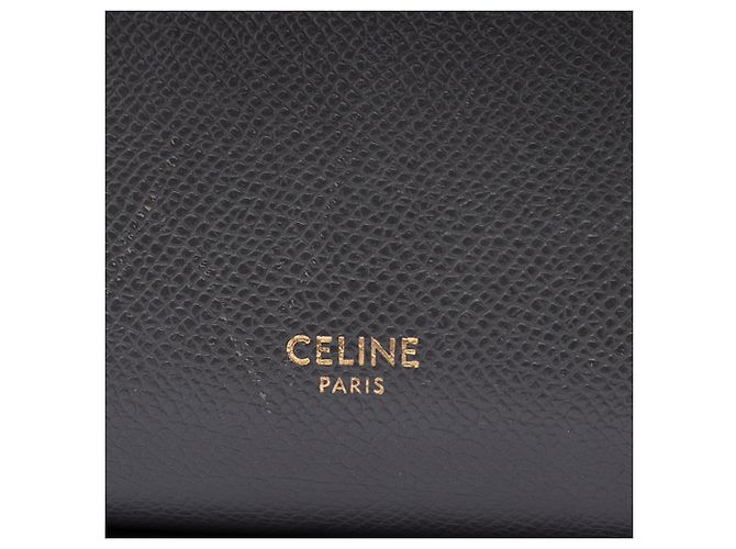 Belt Bag Céline Celine Gürteltasche aus micro-genarbtem Kalbsleder in Grau Braun - Ansicht 5