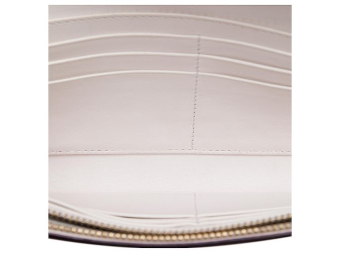 Autre Marque Clutch a Busta con Catena Dior Explorer Croisier in Pelle Bianca Bianco - vista 4