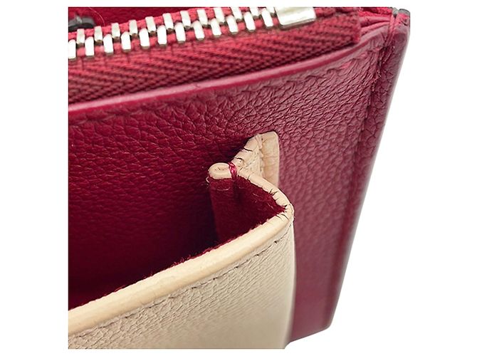 Twist Louis Vuitton Red Bicolor Leather MyLockMe Chain Pochette Rot - Ansicht 9
