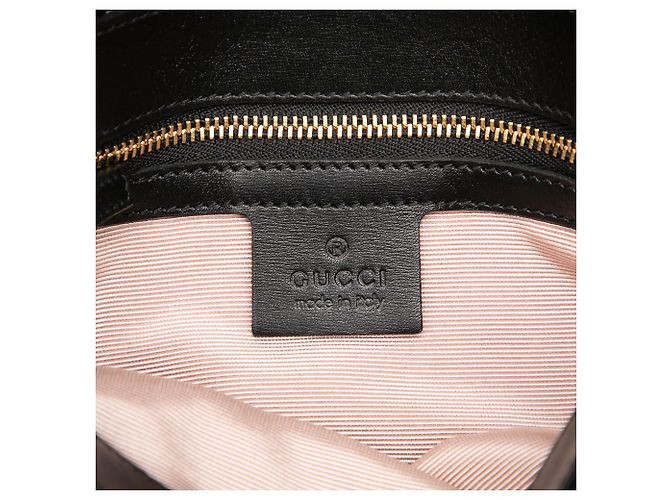 Gucci Borsa a tracolla Arli piccola in pelle di vitello nera Nero - vista 5