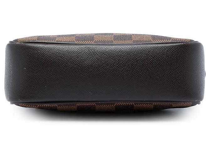 Louis Vuitton Brown Damier Ebene Trousse Pochette Castaño - vista 3
