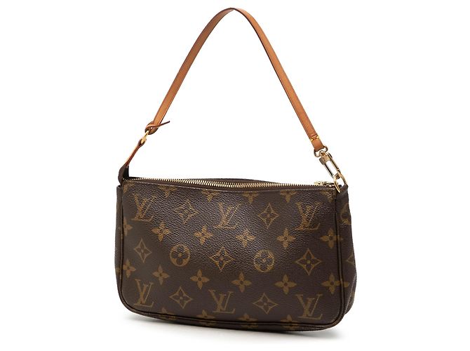 Louis Vuitton Brown Monogram Pochette Accessoires Marrone - vista 2