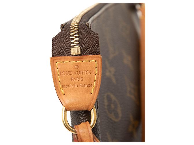 Louis Vuitton Brown Monogram Pochette Accessoires Marrone - vista 5