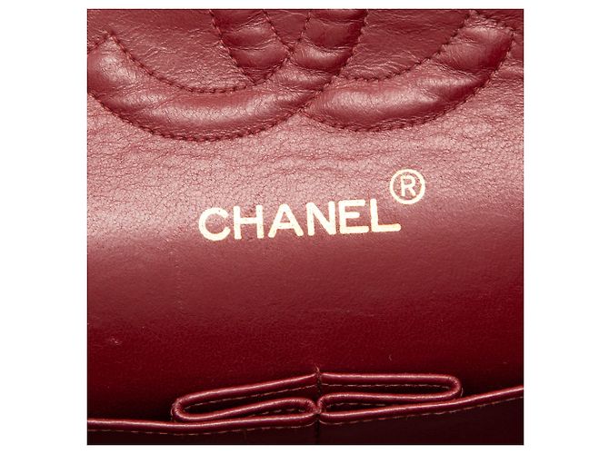 Chanel Black Medium Classic Lambskin Double Flap Negro - vista 5