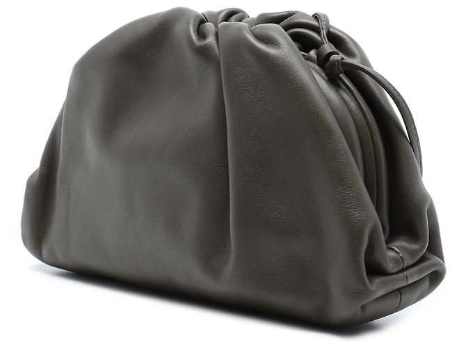 Bottega Veneta The Mini Pouch Crossbody in nappa marrone - vista 2