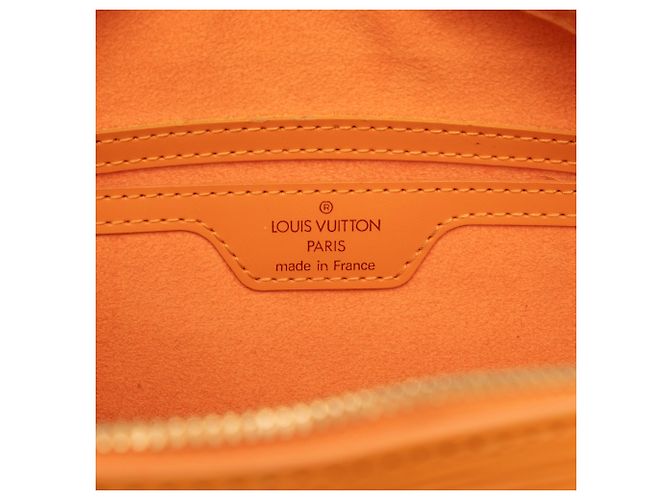 Louis Vuitton Orange Epi Soufflot Arancione - vista 5