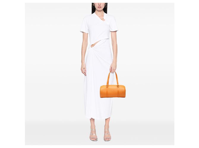 Louis Vuitton Orange Epi Soufflot Arancione - vista 6