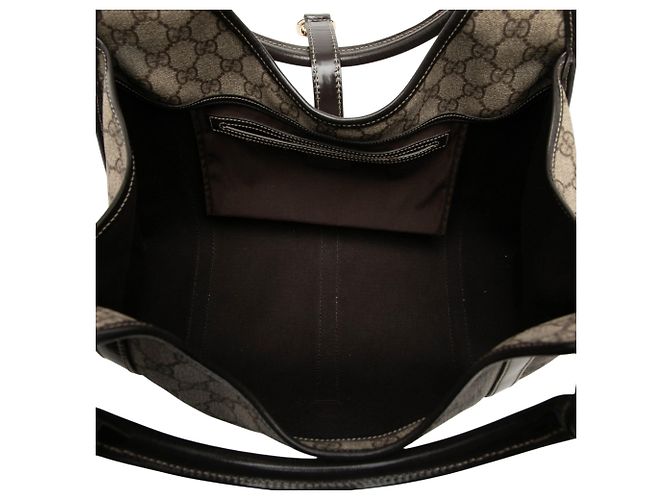Gucci Beige GG Supreme Jackie Joy Bardot Schultertasche - Ansicht 4