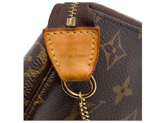 Louis Vuitton Brown Monogram Mini Pochette Accessoires Braun - Ansicht 5