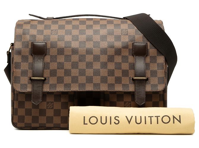 Louis Vuitton Brown Damier Ebene Broadway Castaño - vista 8