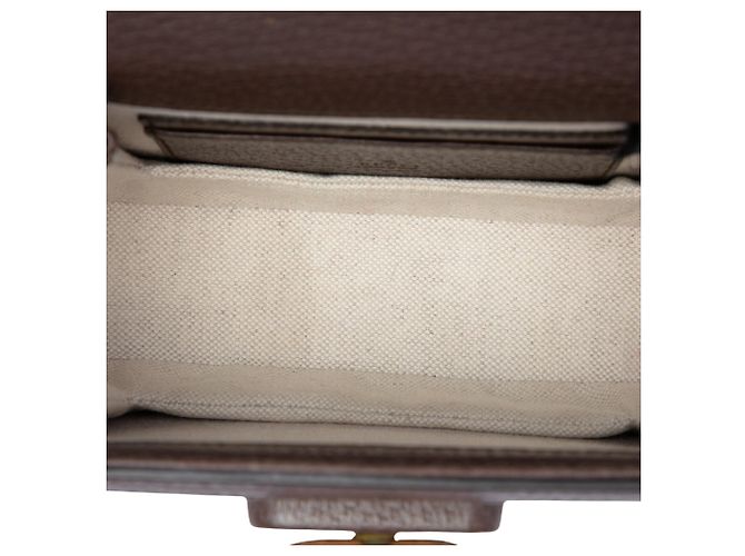 Bamboo Borsa Gucci Beige Mini Jumbo GG Canvas 1947 con manico in bambù - vista 4