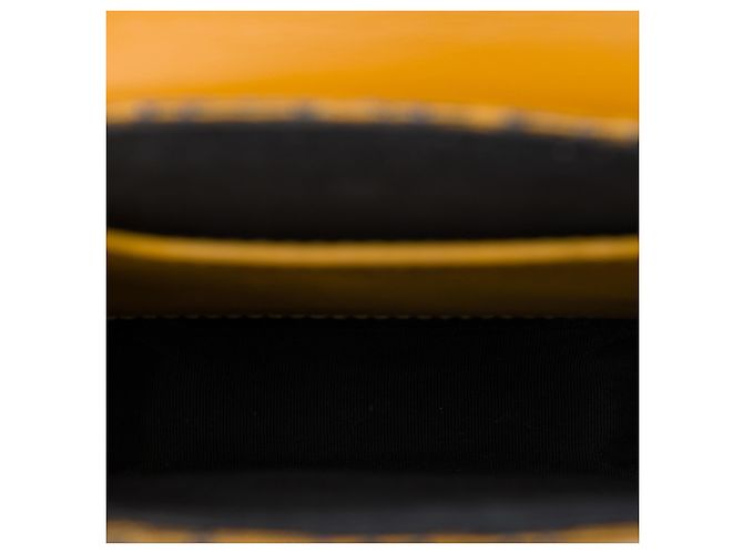 Autre Marque Portacellulare a tracolla Dior Yellow Oblique Jacquard Lock Giallo Senape - vista 4