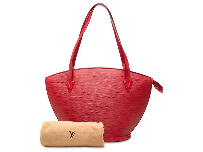 Louis Vuitton Red Epi Saint Jacques GM Long Strap Roja - vista 7
