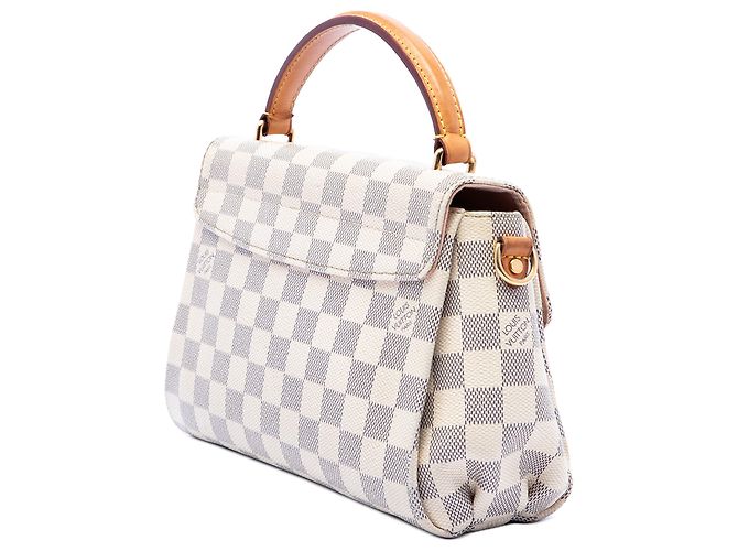 Louis Vuitton White Damier Azur Croisette Bianco - vista 2