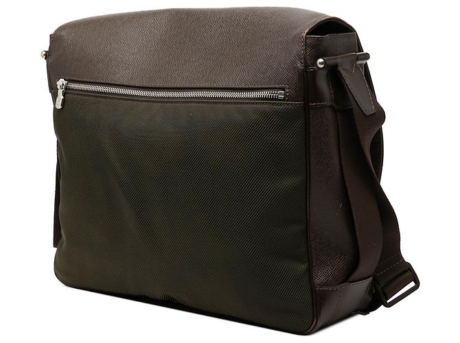 Louis Vuitton Brown Taiga Viktor Braun Dunkelbraun - Ansicht 2