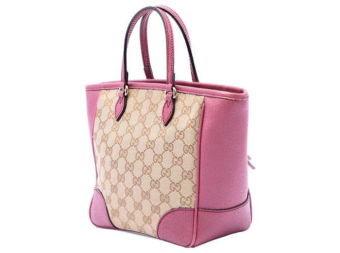 Borsa Gucci Bree Small in tela GG beige - vista 2