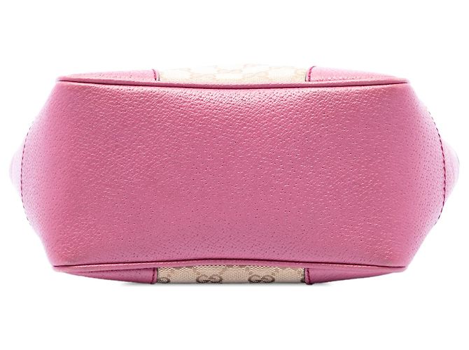 Borsa Gucci Bree Small in tela GG beige - vista 3