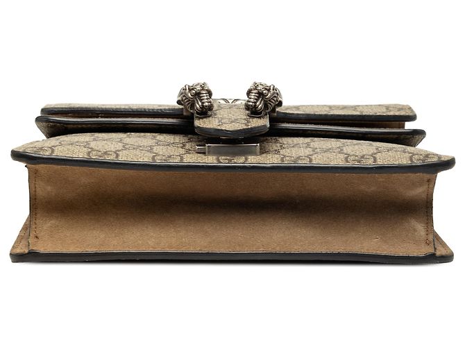 Gucci Beige Small GG Supreme Dionysus Crossbody - vista 3