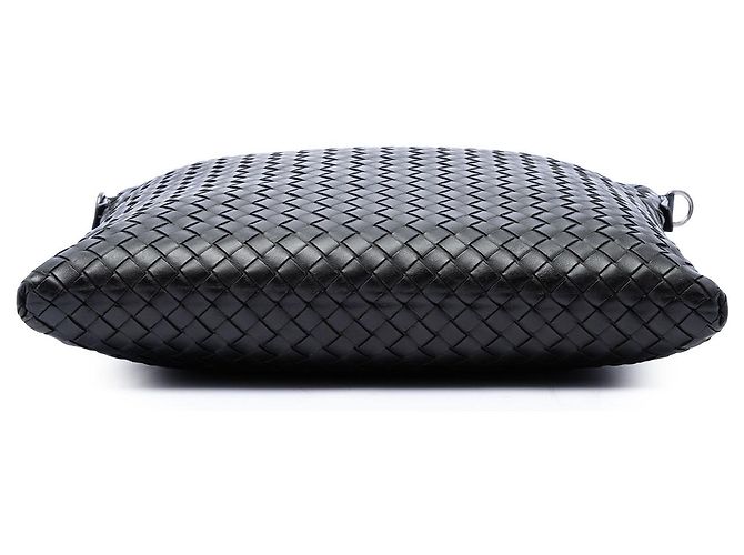 Bottega Veneta Borsa a tracolla VN in nappa intrecciato nera Nero - vista 3