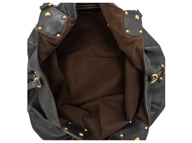 Louis Vuitton Black Monogram Mahina L Preto - vista 4