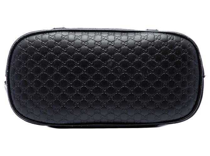 Bolsa Dome Mini Microguccissima Gucci Preta Preto - vista 3