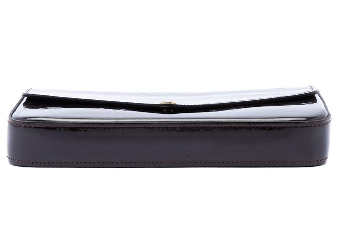 Louis Vuitton Purple Monogram Vernis Pochette Felicie Porpora - vista 3