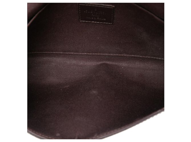 Louis Vuitton Purple Monogram Vernis Pochette Felicie Porpora - vista 4