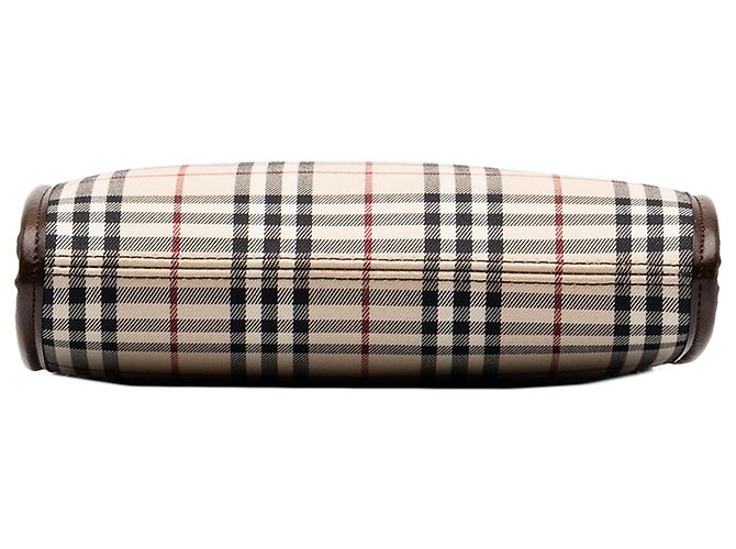 Bandolera Burberry Beige House Check Canvas - vista 3