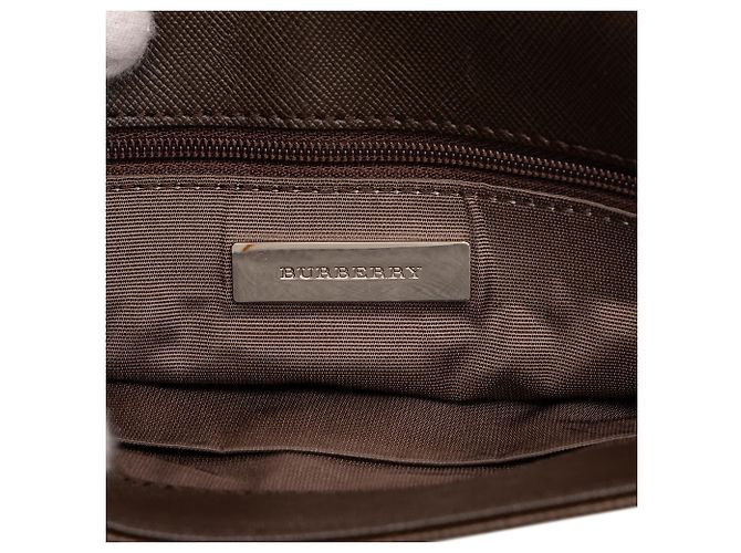 Bandolera Burberry Beige House Check Canvas - vista 5
