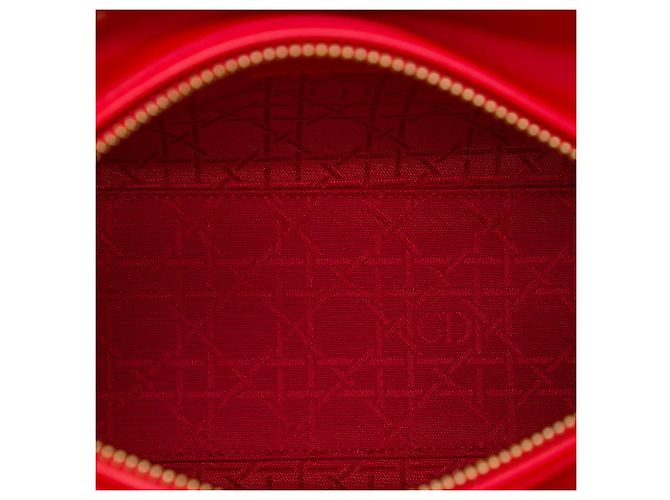 Autre Marque Dior Red Medium Lambskin Cannage Lady Dior Roja - vista 4