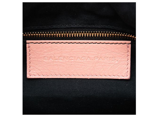 Borsa Balenciaga Pink Mini Lambskin Motocross Giant 12 Pompon Rosa - vista 5