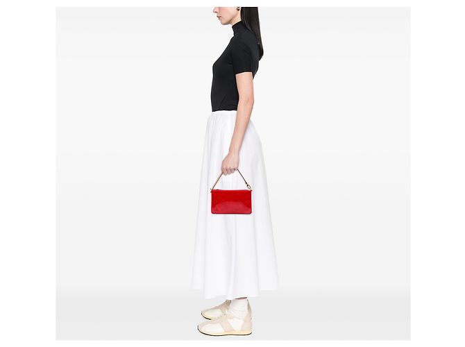 Louis Vuitton Red Monogram Vernis Pochette Lexington Rot - Ansicht 6