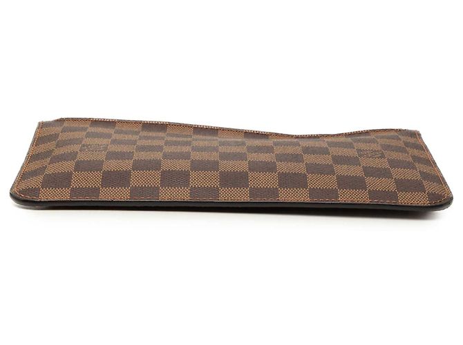 Louis Vuitton Brown Damier Ebene Neverfull MM Täschchen Braun - Ansicht 3