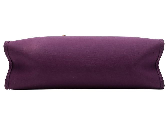 Hermès Purple Toile Herbag Zip 31 Lila - Ansicht 3