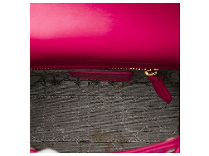 Autre Marque Dior Pink Mini Lambskin Cannage Lady Dior - Ansicht 4