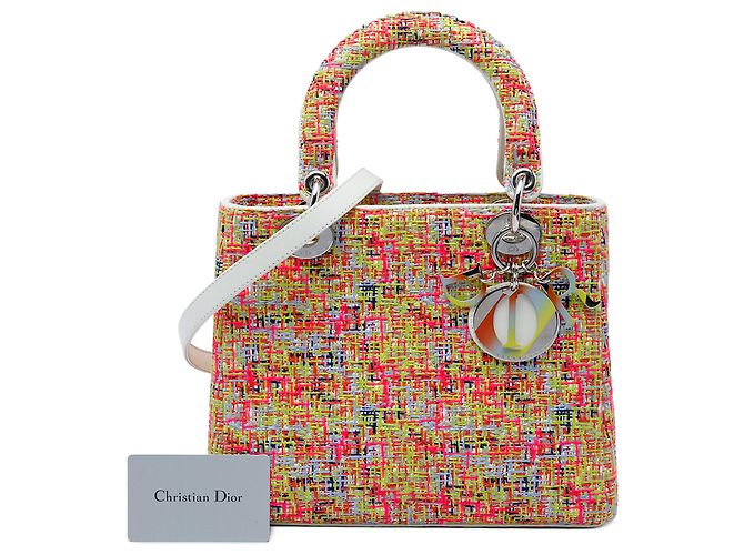 Dior Multi Medium Multicolor Tweed Lady Dior Multiple colors - view 6