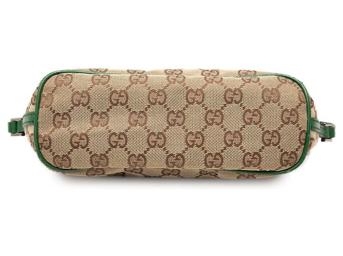 Gucci Beige GG Canvas Boat - vista 3