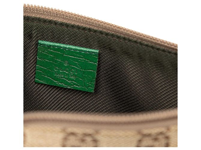 Gucci Beige GG Canvas Boat - vista 5