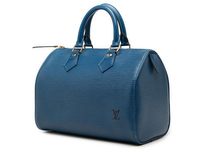 Louis Vuitton Blue Epi Speedy 25 Blau - Ansicht 2
