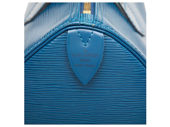 Louis Vuitton Blue Epi Speedy 25 Blau - Ansicht 5