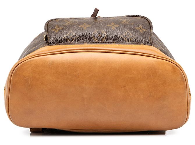 Louis Vuitton Brown Monogram Montsouris MM Marrone - vista 3
